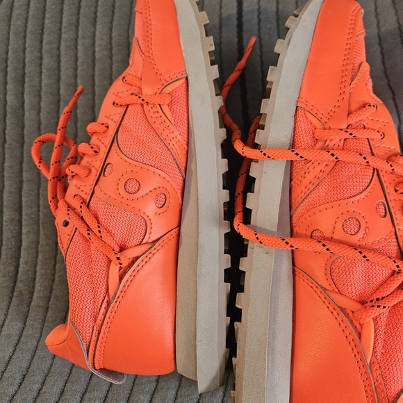 Saucony Women's Bright Orange Sneakers - Picture 9 of 9